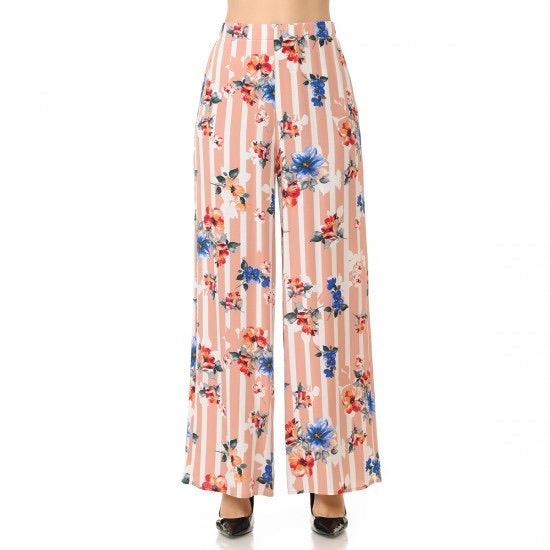 What in carnation Palazzo Pants